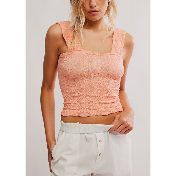 Free People Tops - FREE PEOPLE Love Letter Cami / Spring Melon